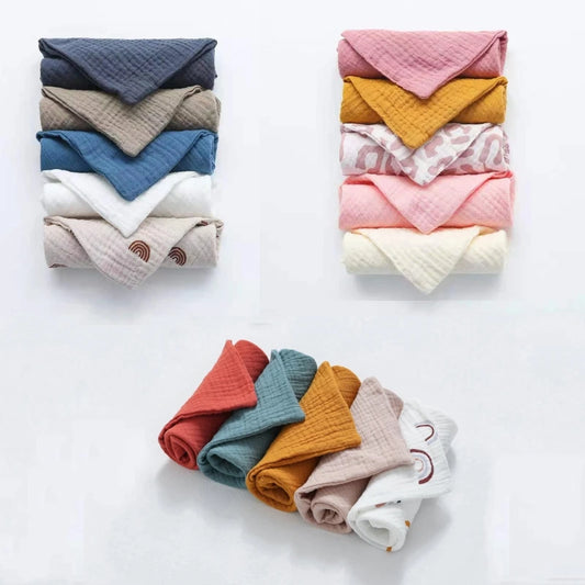 Gentle Muslin Baby Towels