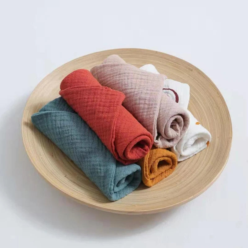 Gentle Muslin Baby Towels