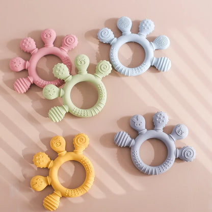 Playful Silicone Teething Ring