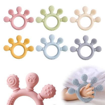 Playful Silicone Teething Ring